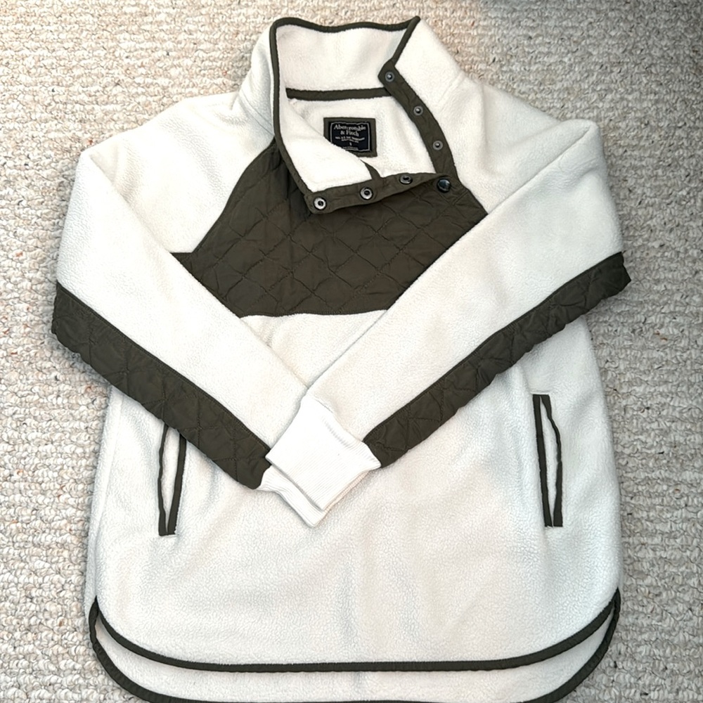 Abercrombie & Fitch pullover Sherpa sweater